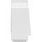 Ekena Millwork Bellingham Architectural Grade PVC Gable Bracket, 72"W x 12"H x 6"D x 6"F, 4/12 Pitch GBP072X12X0606BEL00 - alternate 2
